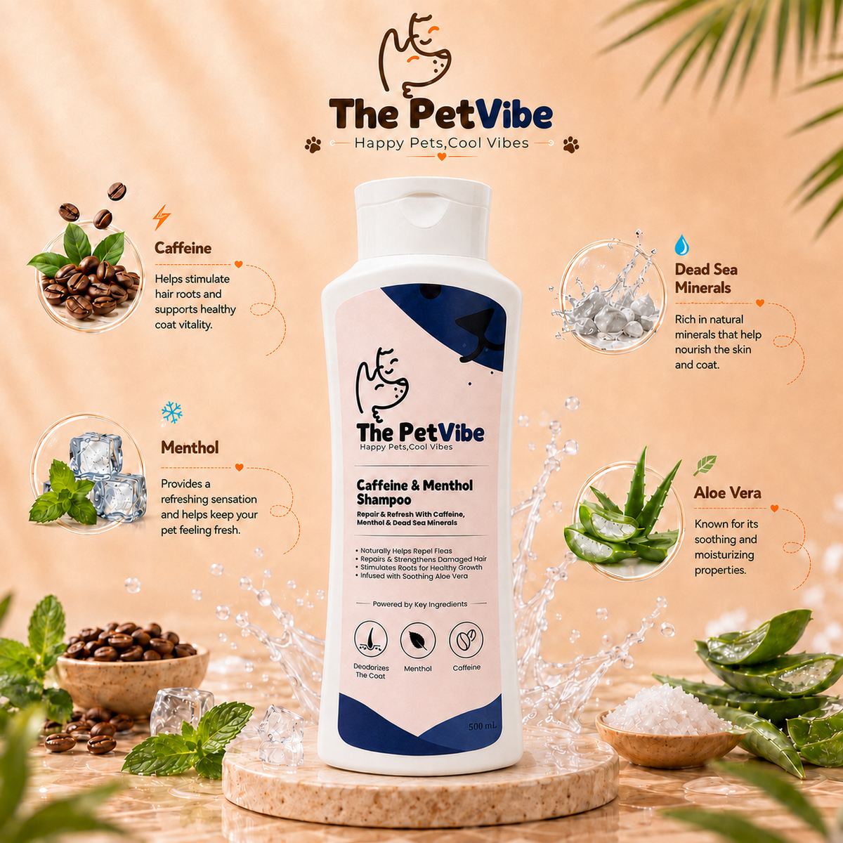 Caffeine & Menthol Shampoo